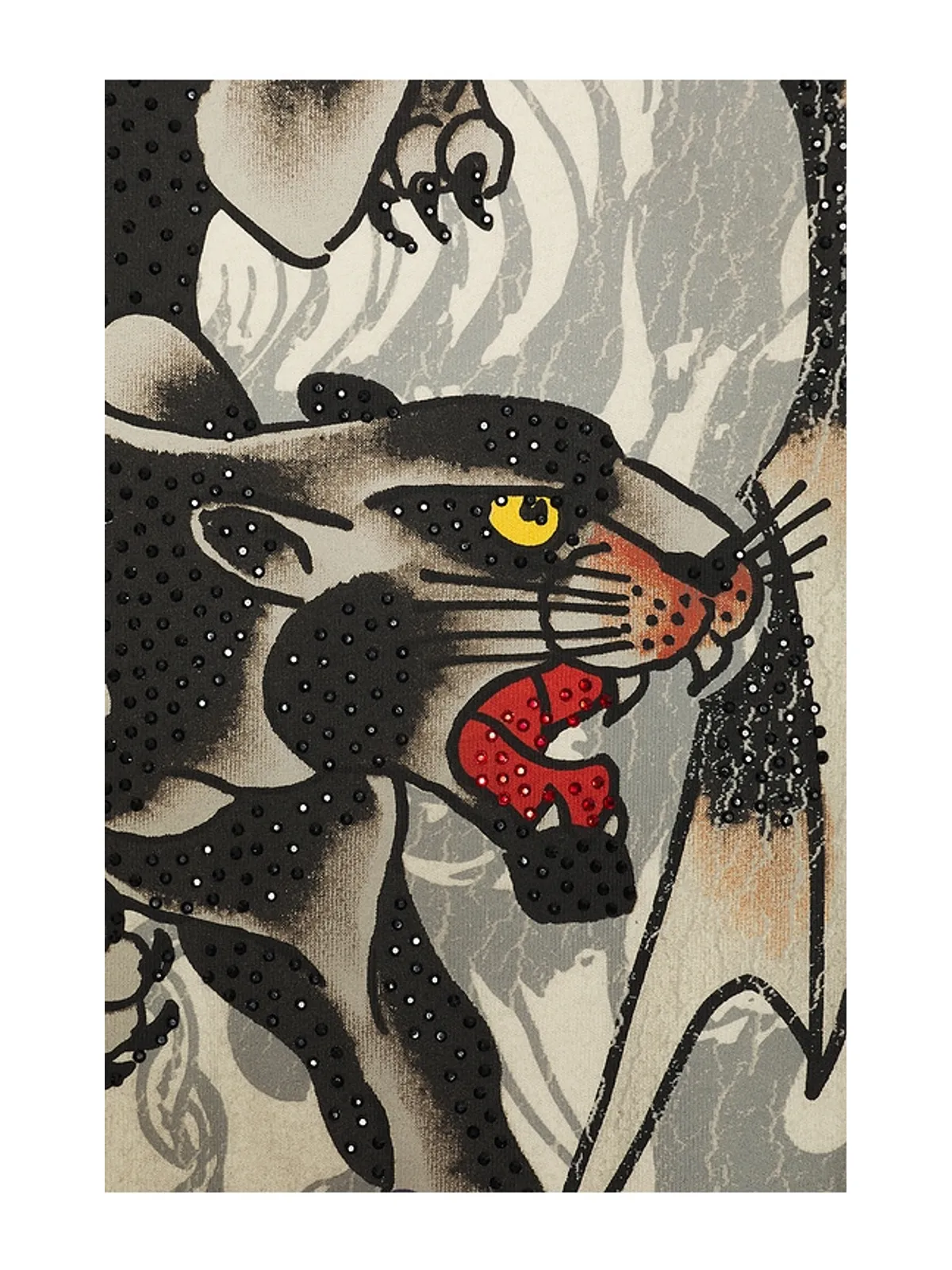 Ed Hardy PANTHER WINGS ボクシーTシャツ - 画像5
