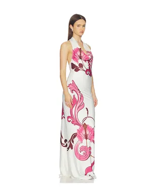 Especia MOONFLOWER ドレス - Ivory,Pink. - サムネイル2