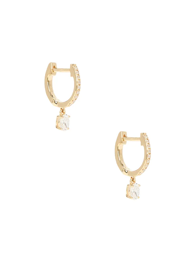 EF COLLECTION EF COLLECTION OVAL DROP DIAMOND MINI アクセサリーの商品画像
