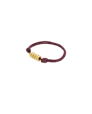 Eliou CADE パラコード ブレスレット - Burgundy,Metallic Gold. - サムネイル1