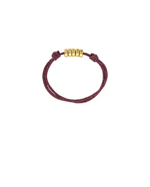 Eliou CADE パラコード ブレスレット - Burgundy,Metallic Gold. - サムネイル2
