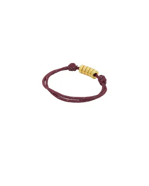 Eliou CADE パラコード ブレスレット - Burgundy,Metallic Gold. - サムネイル3