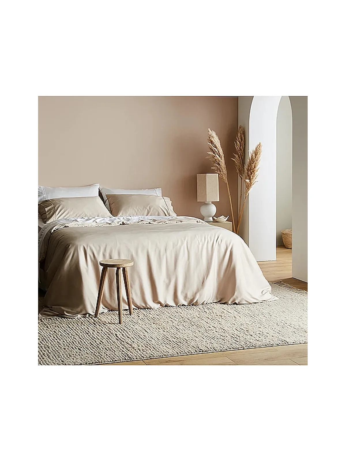 Ettitude SATEEN SOLID DUVET COVER 掛け布団カバー - 画像3