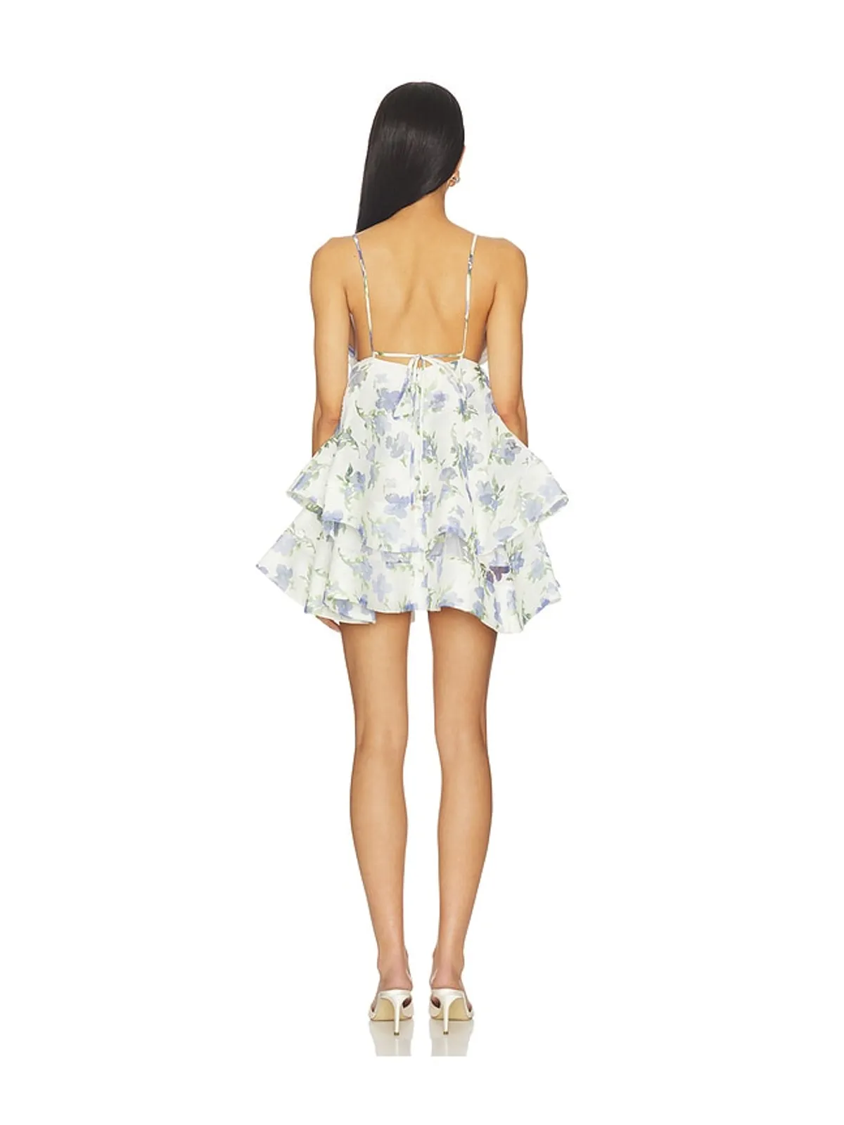 ELLIATT CLEO ドレス - Ivory,Blue. - 画像3