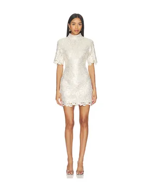 ELLIATT NICOLETTA ミニドレス - White,Metallic Gold. - サムネイル1