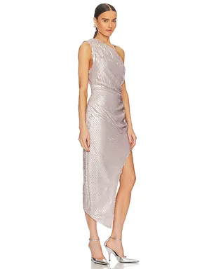 ELLIATT GALENA ドレス - Metallic Silver, grey. - サムネイル2
