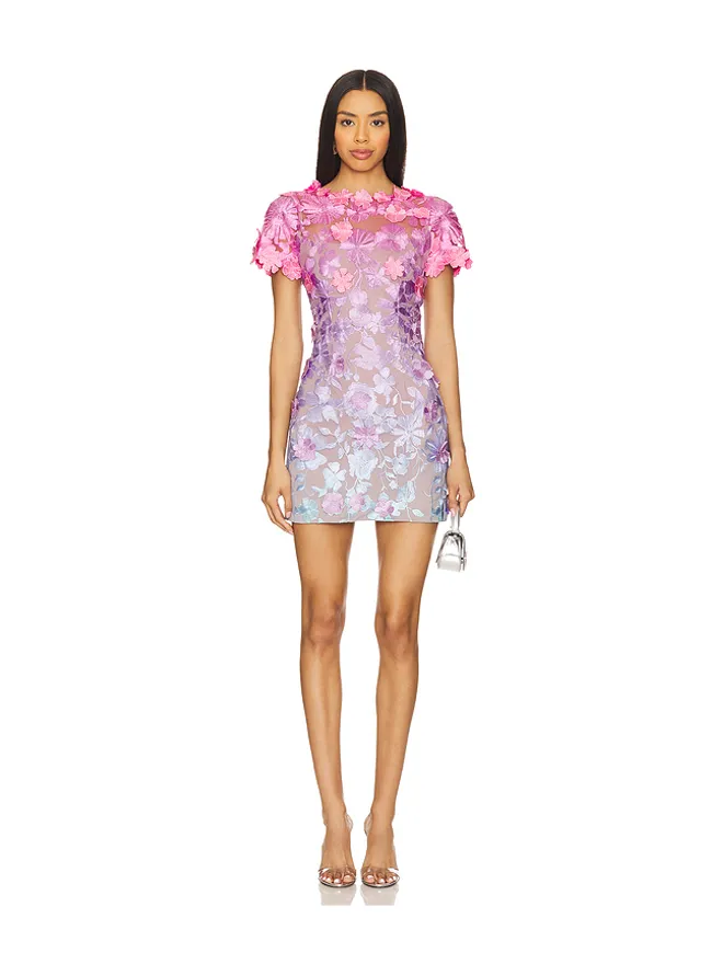 ELLIATT ELLIATT BELLA ミニドレス - Lavender,Fuchsia.の商品画像