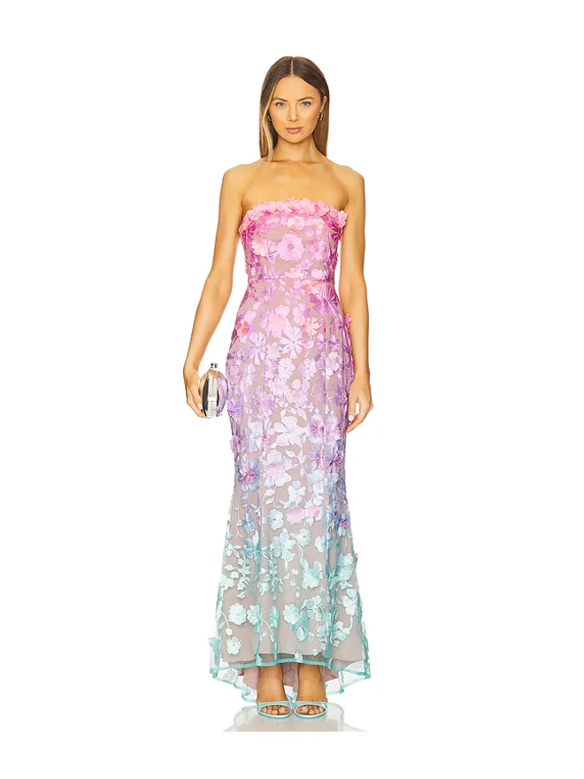 ELLIATT ELLIATT BELLA ストラップレスガウン - Pink,Lavender.の商品画像