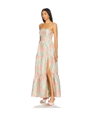 ELLIATT x REVOLVE Jacquard Gown - Peach,Green. - サムネイル3