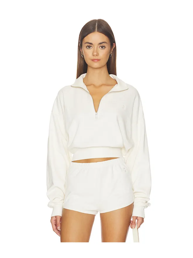 Eterne Eterne Cropped Half-zip Sweatshirtの商品画像