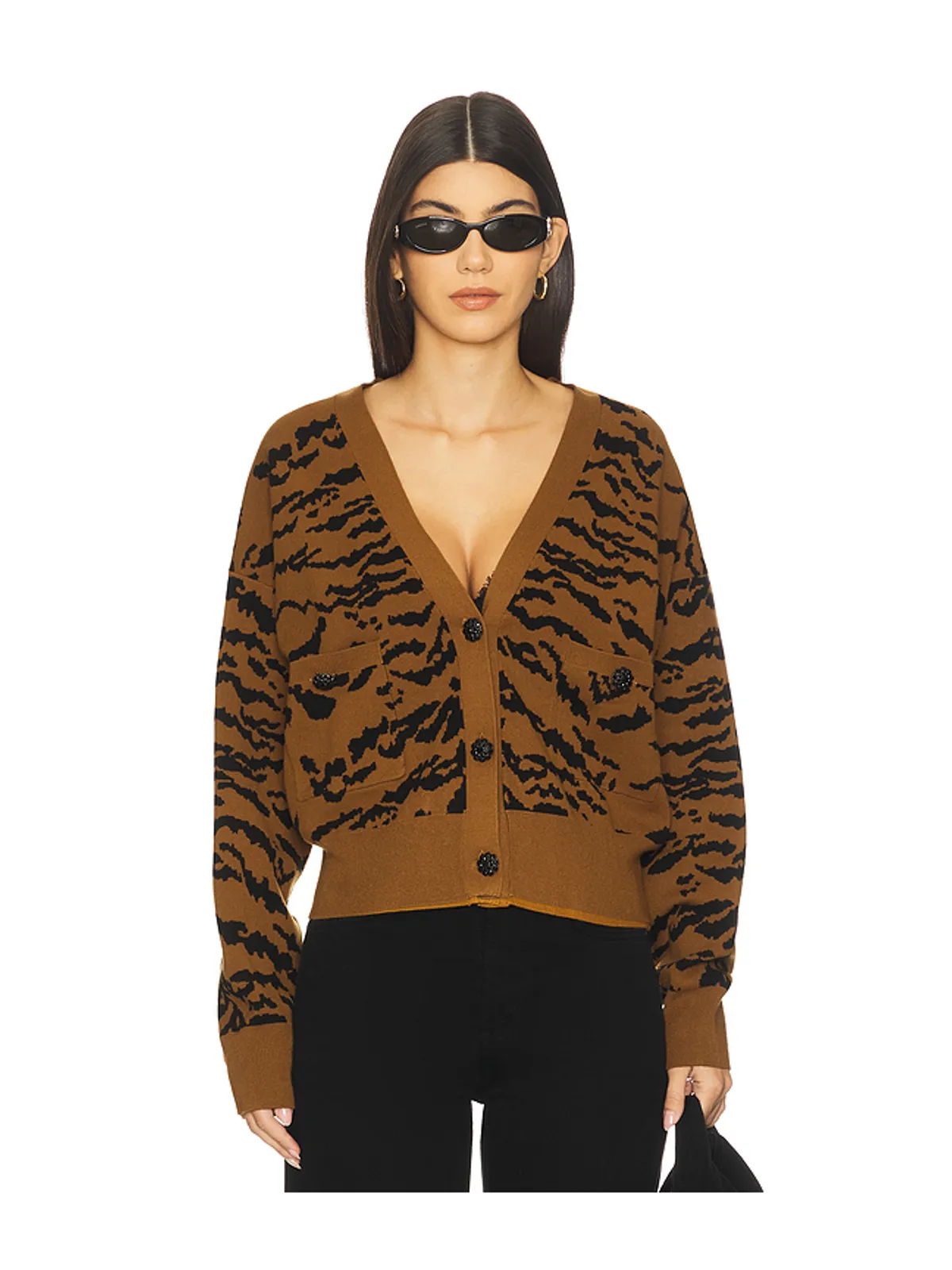 Essentiel Antwerp ICALI ゼブラカーディガン - 画像1