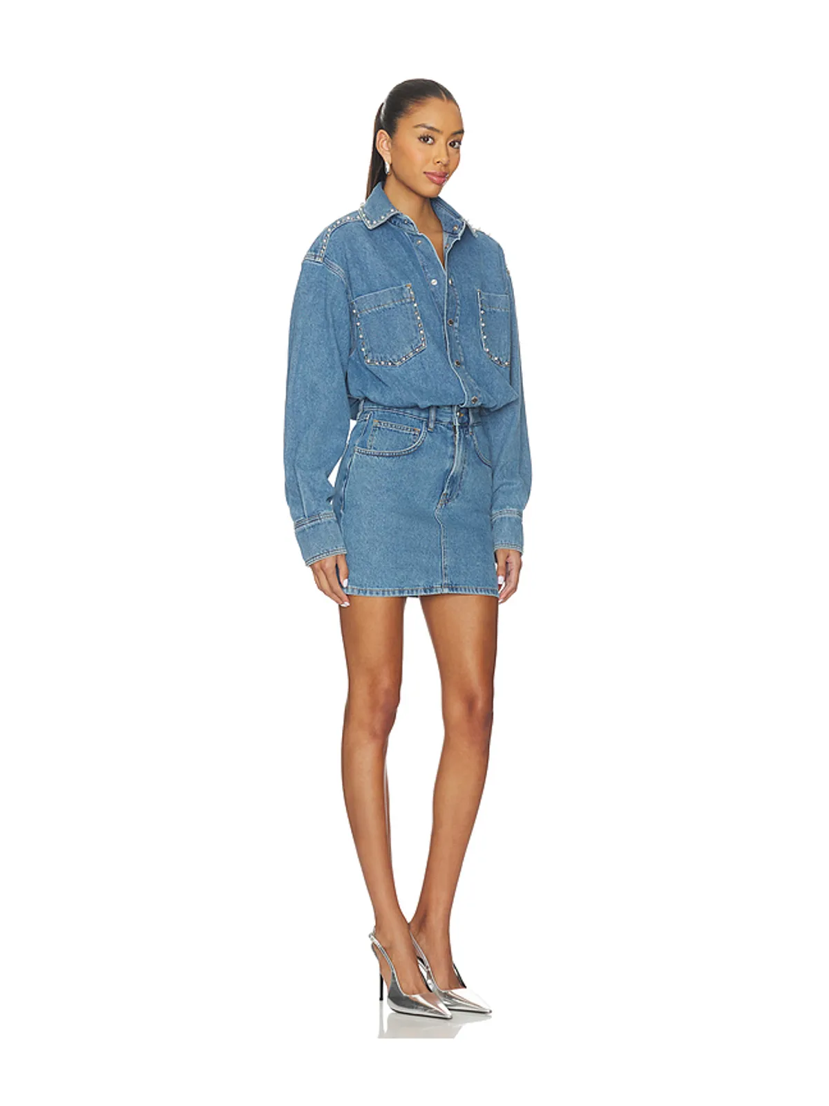 Essentiel Antwerp ILENE デニムドレス - 画像2