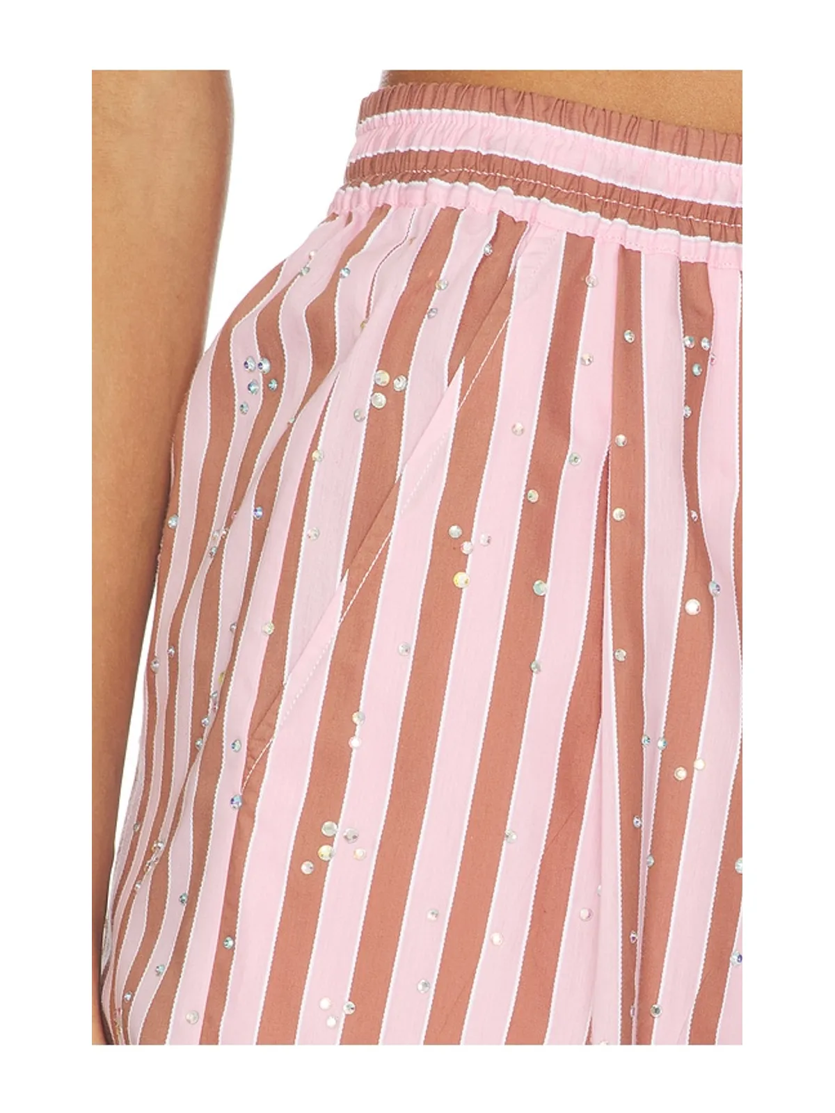 Essentiel Antwerp JEEUW ショートパンツ - Pink,Brown. - 画像6