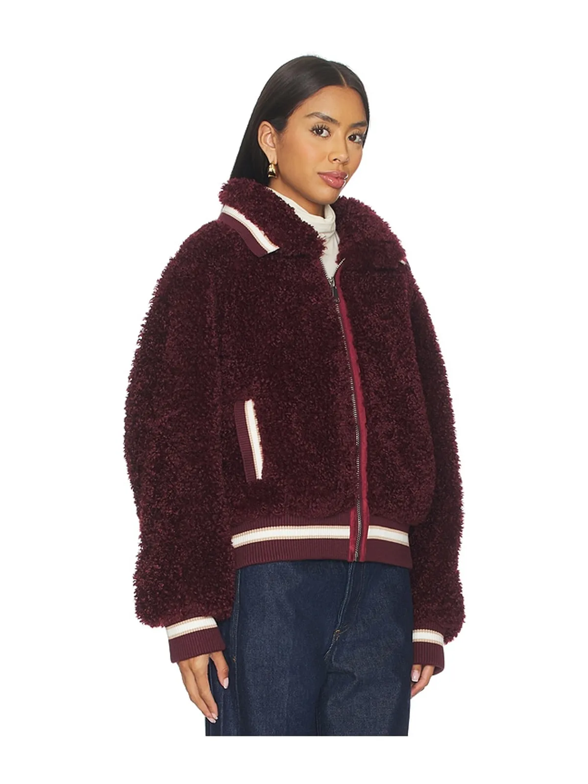 Essentiel Antwerp IWILL フェイクファージャケット - 画像3
