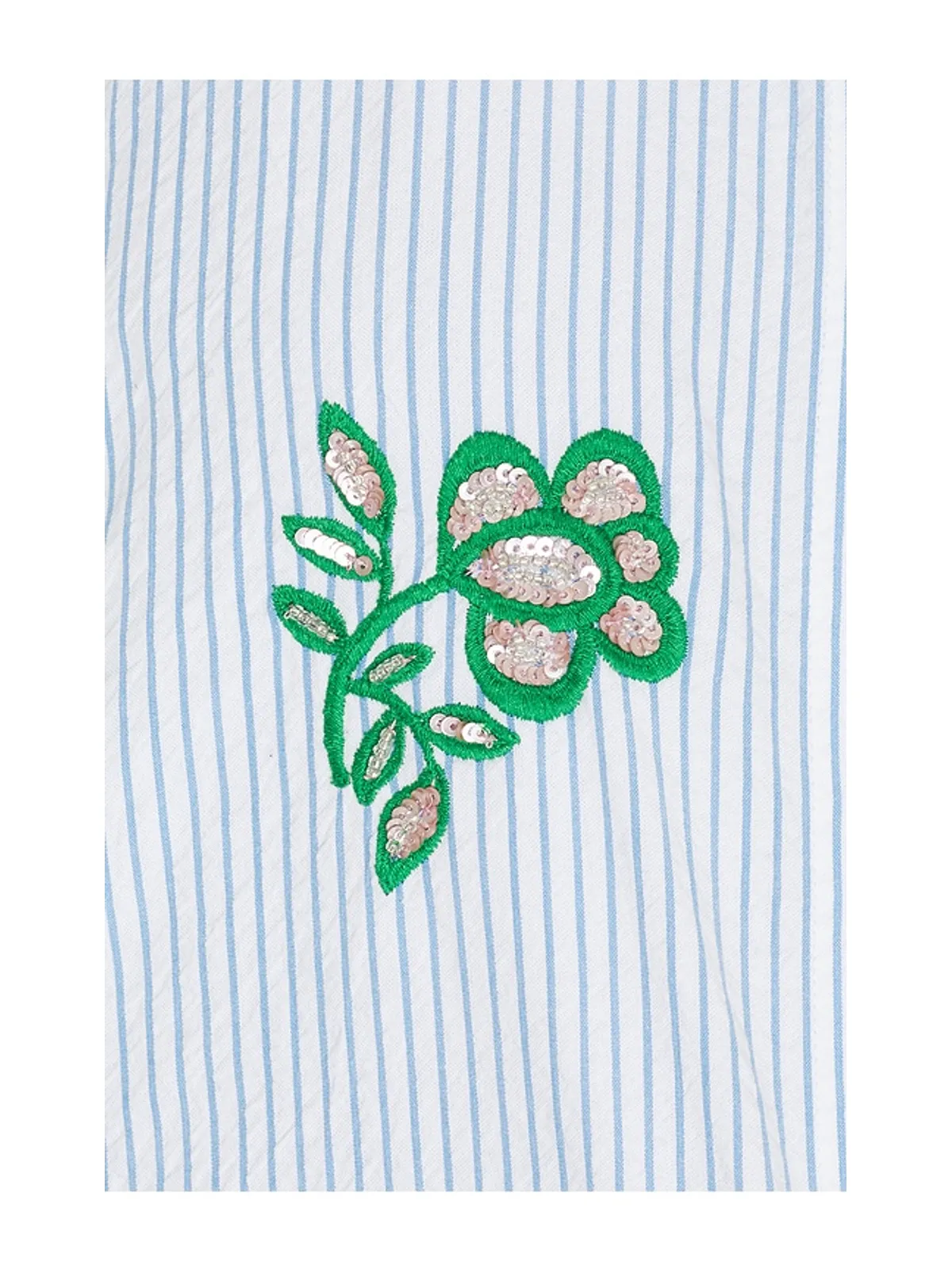 Essentiel Antwerp JALINKI トップ - White,Blue. - 画像5