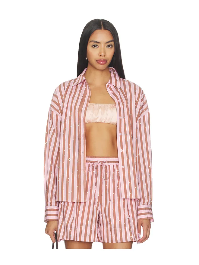 Essentiel Antwerp Essentiel Antwerp JELIEF トップ - Pink,Brown.の商品画像