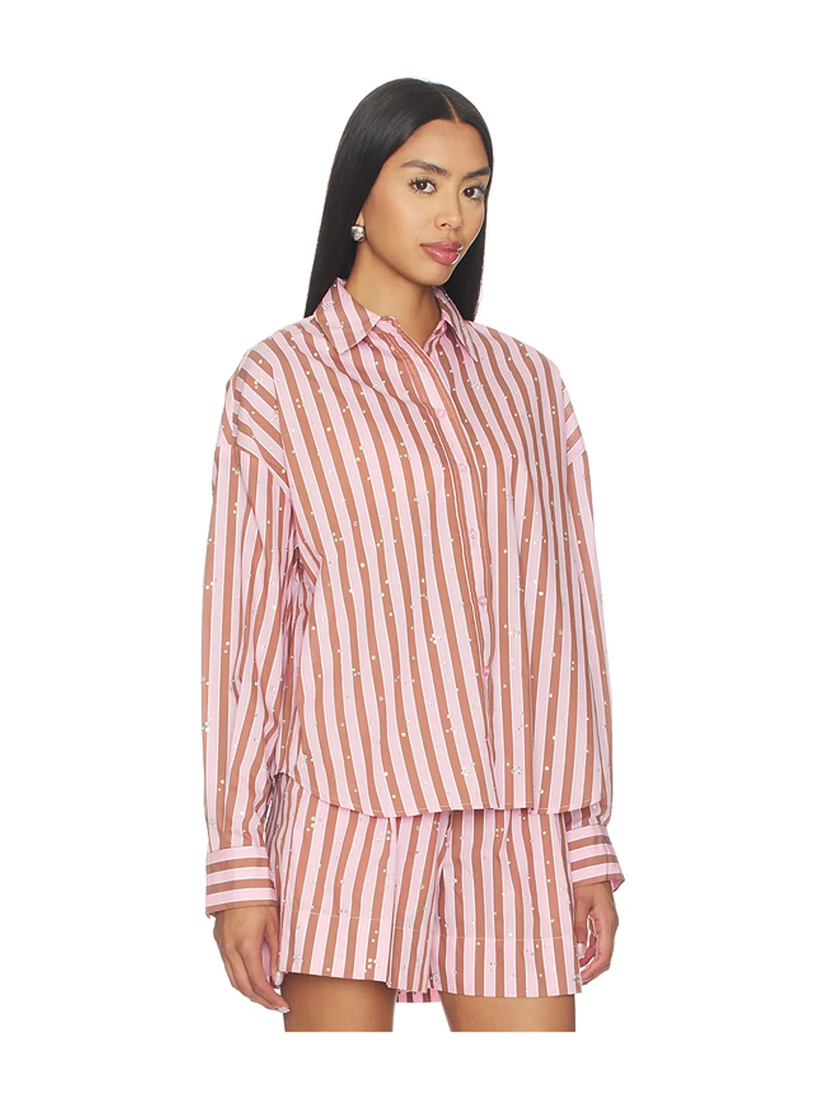 Essentiel Antwerp JELIEF トップ - Pink,Brown. - 画像2