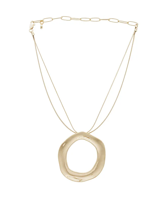 Ettika Ettika OPEN CIRCLE ステートメントネックレスの商品画像