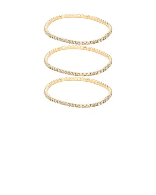 Ettika CRYSTAL ELASTIC ブレスレットセット - サムネイル3