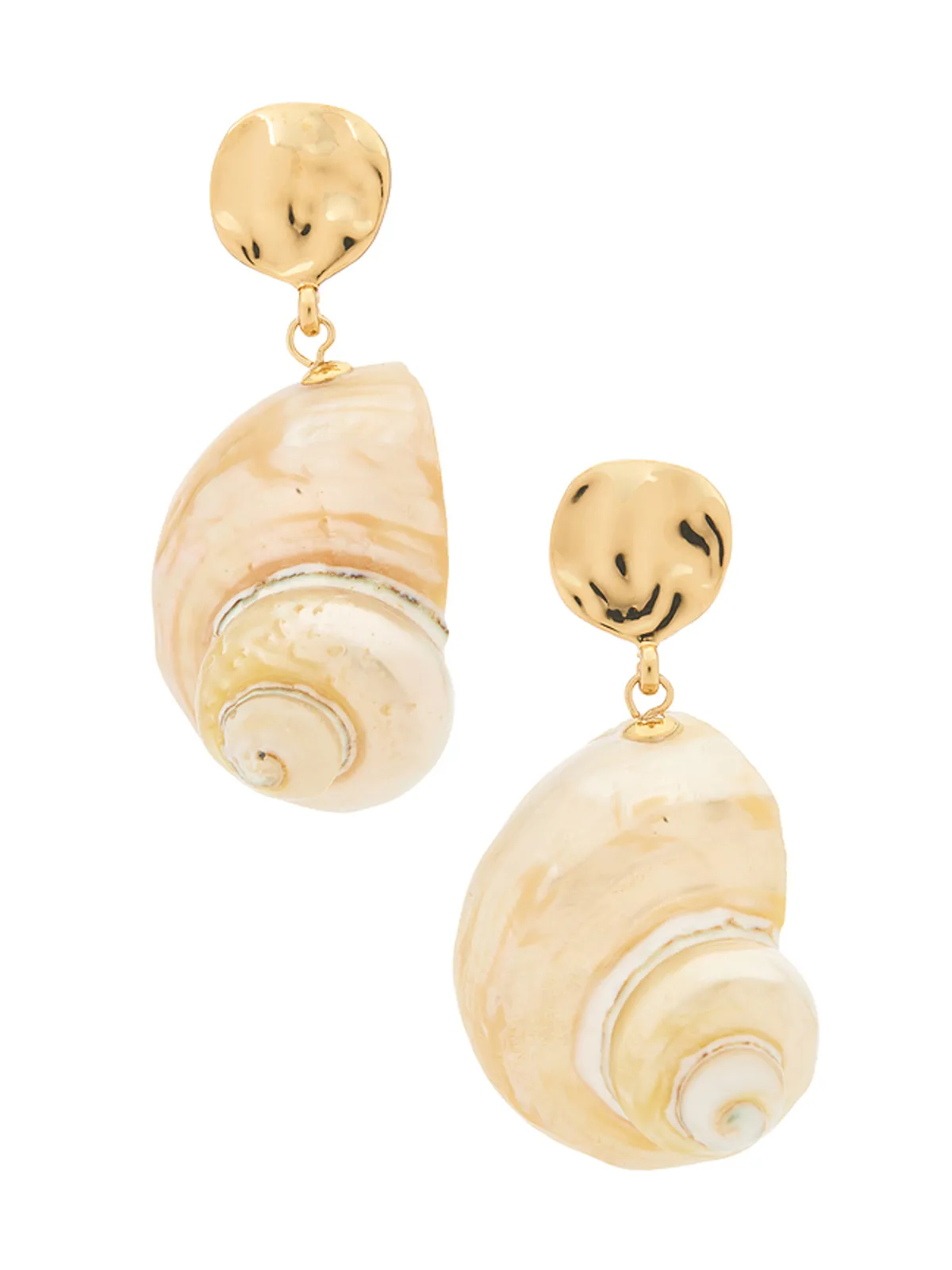 Ettika SUNKEN TREASURE SHELL ドロップイヤリング - 画像1