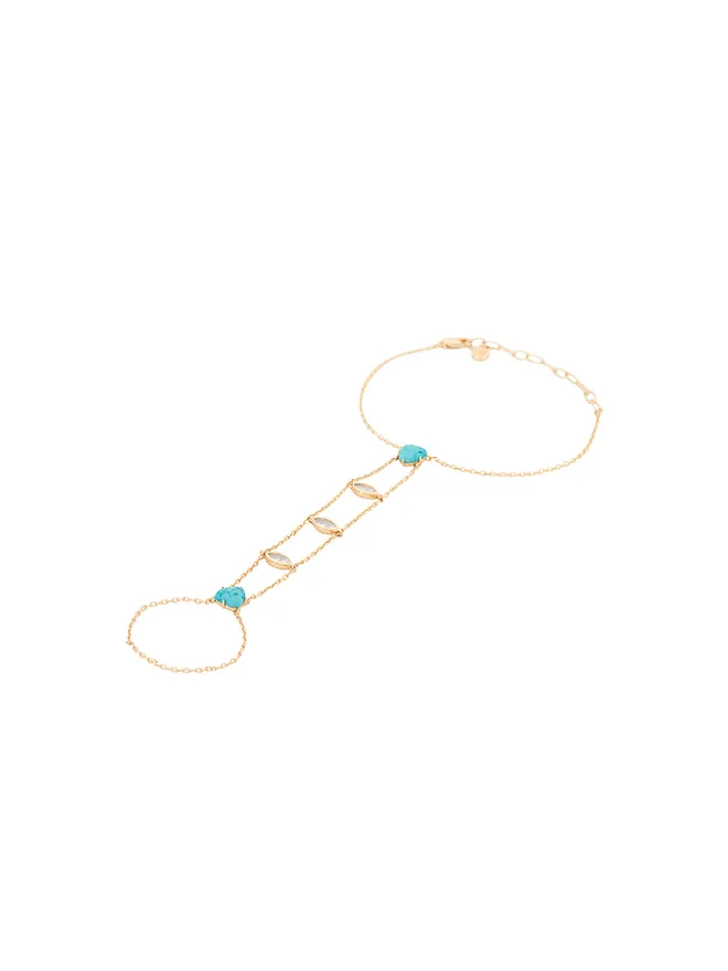 Ettika Ettika TURQUOISE SOLSTICE ハンドチェーンの商品画像