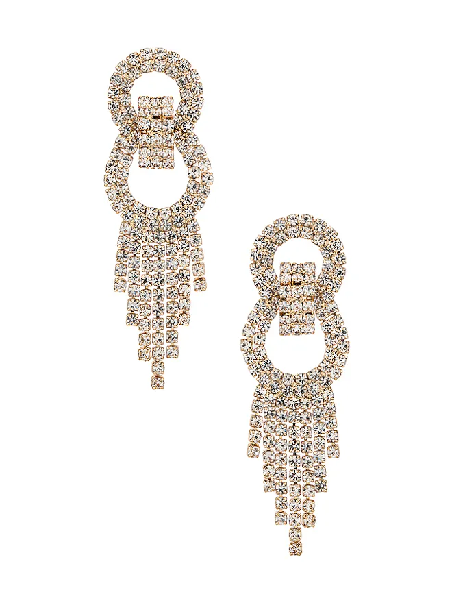 Ettika Ettika CRYSTAL FRINGE イヤリングの商品画像