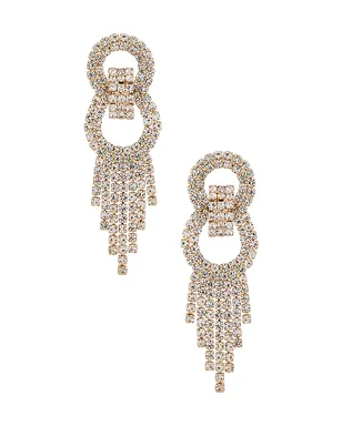 Ettika CRYSTAL FRINGE イヤリング - サムネイル1