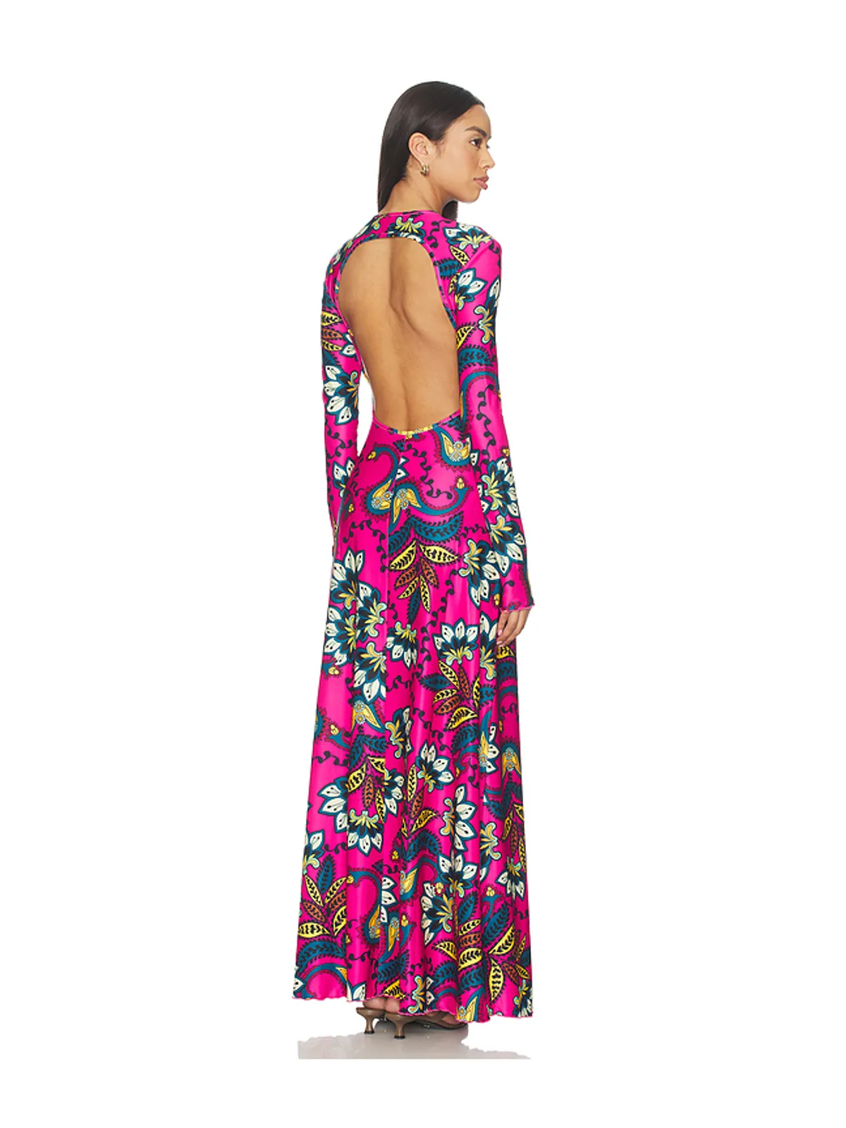 eywasouls malibu SAMMY ドレス - Fuchsia,Navy. - 画像1