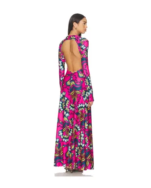 eywasouls malibu SAMMY ドレス - Fuchsia,Navy. - サムネイル1