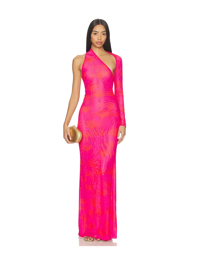 eywasouls malibu eywasouls malibu EMMA ドレス - Fuchsia,Orange.の商品画像