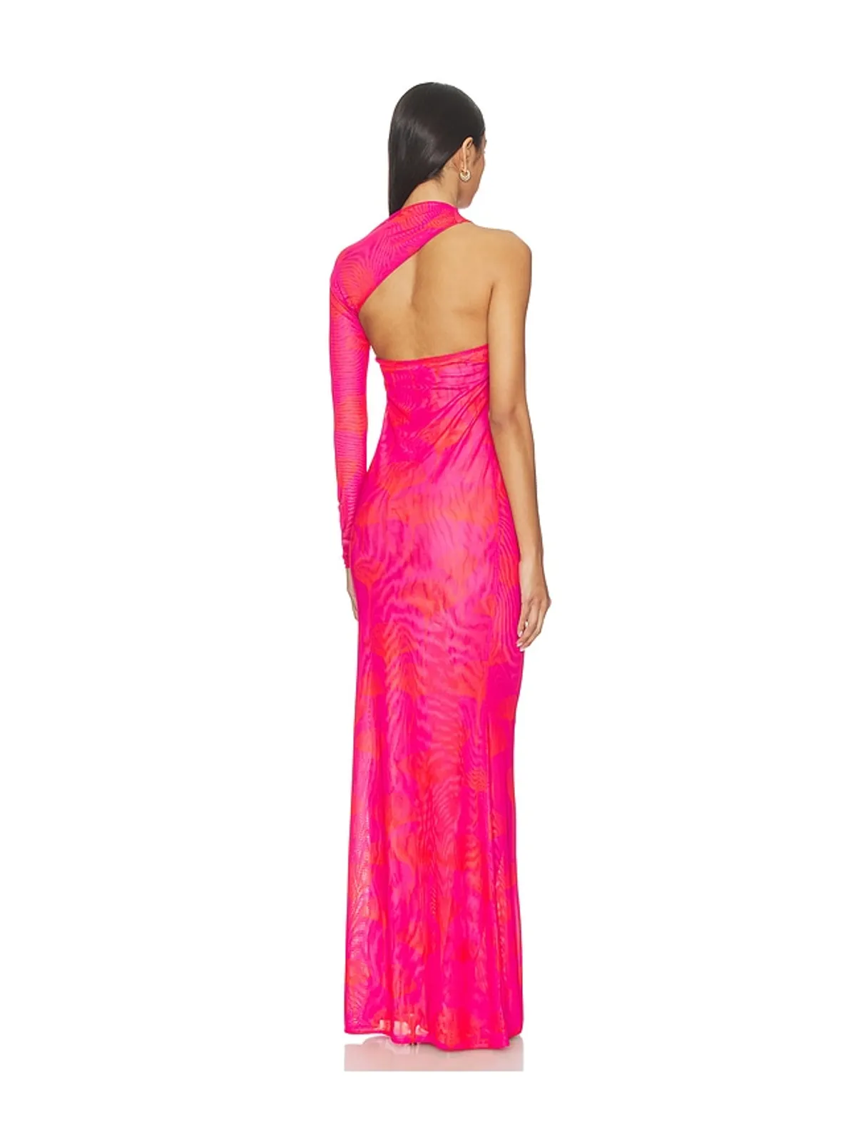 eywasouls malibu EMMA ドレス - Fuchsia,Orange. - 画像3