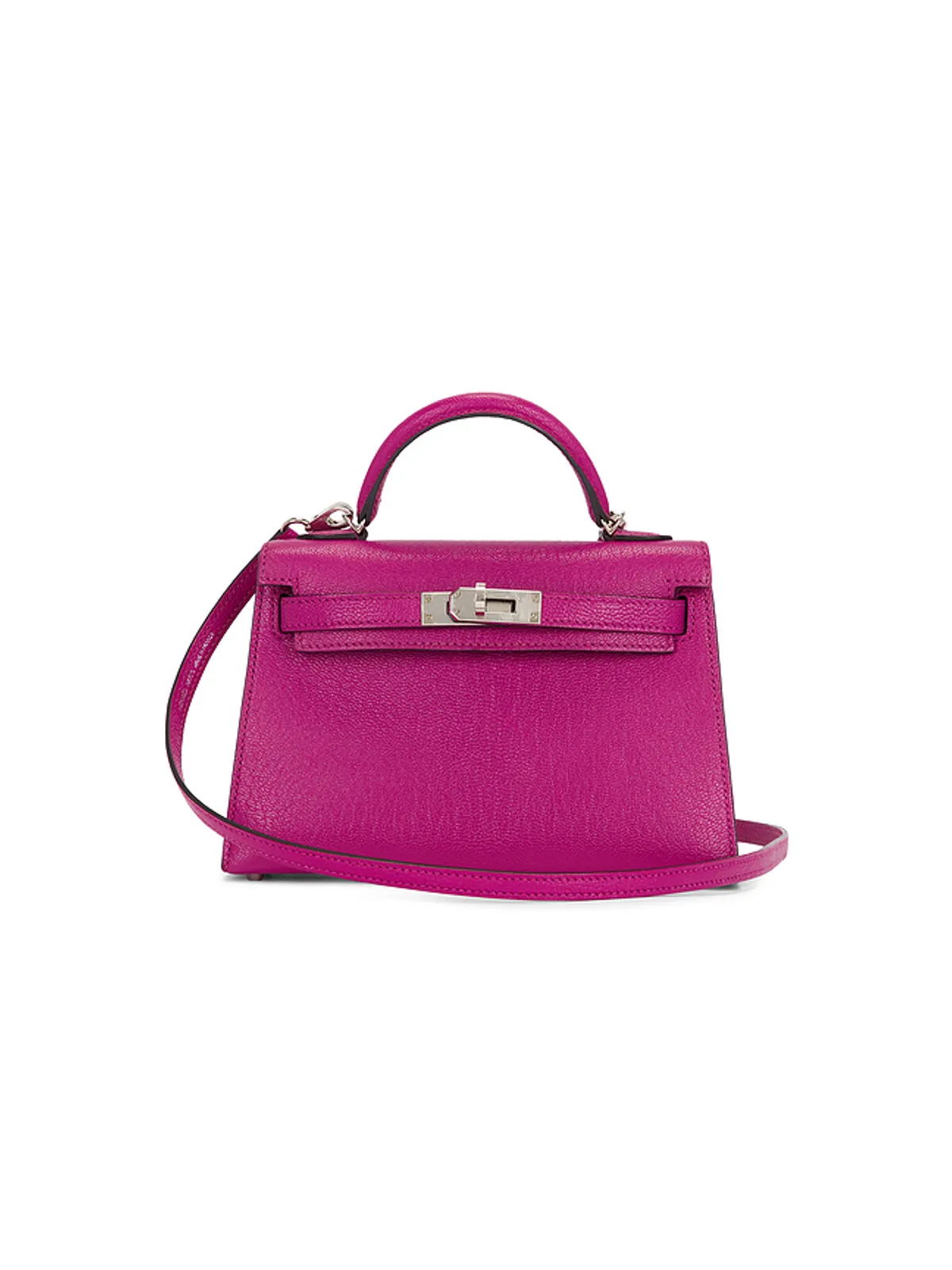 FWRD Renew HERMES ハンドバッグ - Fuchsia,Purple. - 画像1