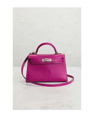 FWRD Renew HERMES ハンドバッグ - Fuchsia,Purple. - サムネイル2