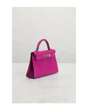 FWRD Renew HERMES ハンドバッグ - Fuchsia,Purple. - サムネイル4