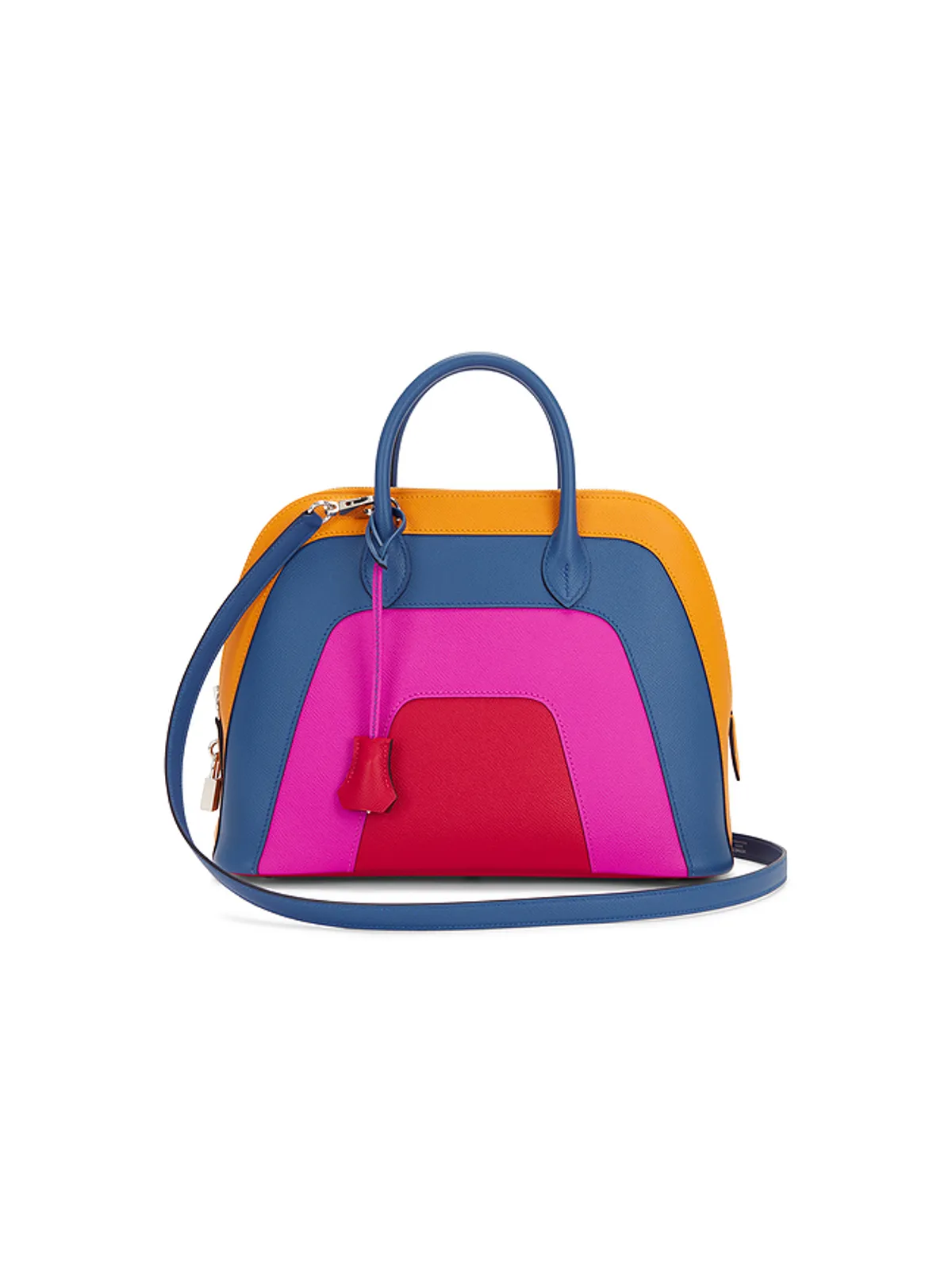 FWRD Renew HERMES ハンドバッグ - Fuchsia,Orange. - 画像1