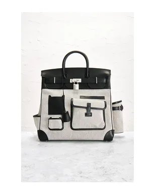 FWRD Renew HERMES ハンドバッグ - Black,Light Grey. - サムネイル2