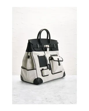 FWRD Renew HERMES ハンドバッグ - Black,Light Grey. - サムネイル4