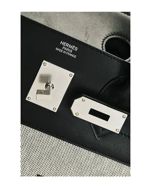 FWRD Renew HERMES ハンドバッグ - Black,Light Grey. - サムネイル8