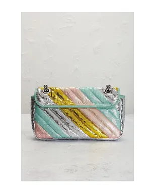 FWRD Renew GUCCI ショルダーバッグ - Metallic Silver,Teal. - サムネイル3