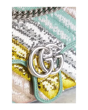 FWRD Renew GUCCI ショルダーバッグ - Metallic Silver,Teal. - サムネイル6