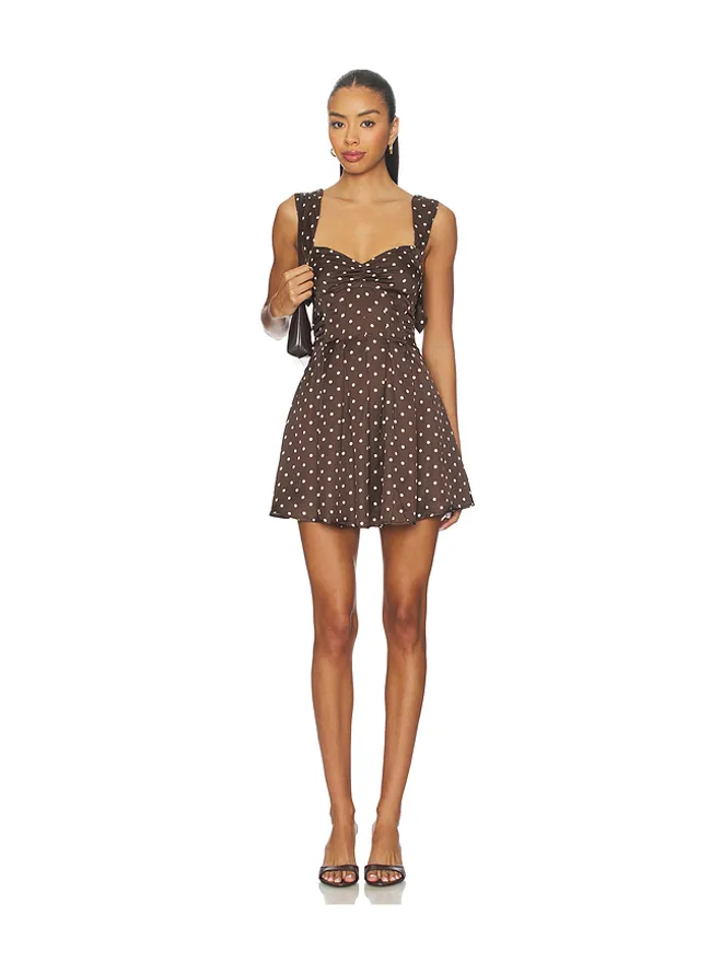 For Love & Lemons For Love & Lemons CHOCOLATE POLKADOT ドレスの商品画像