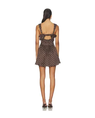 For Love & Lemons CHOCOLATE POLKADOT ドレス - サムネイル3