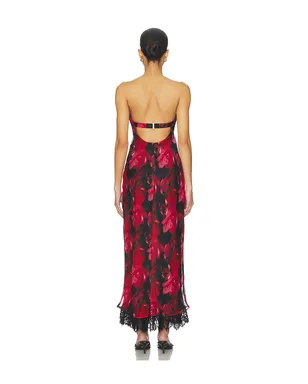 For Love & Lemons DARK ROMANCE ドレス - Red,Black. - サムネイル3
