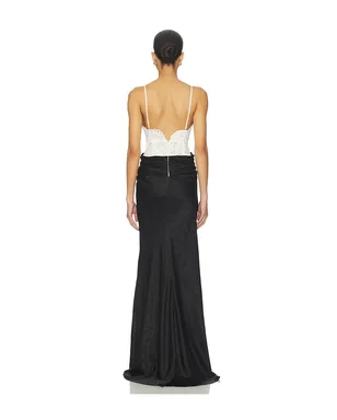 For Love & Lemons KARISSA ドレス - Black,White. - サムネイル3