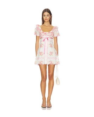 For Love & Lemons SCARLETT ミニドレス - サムネイル1