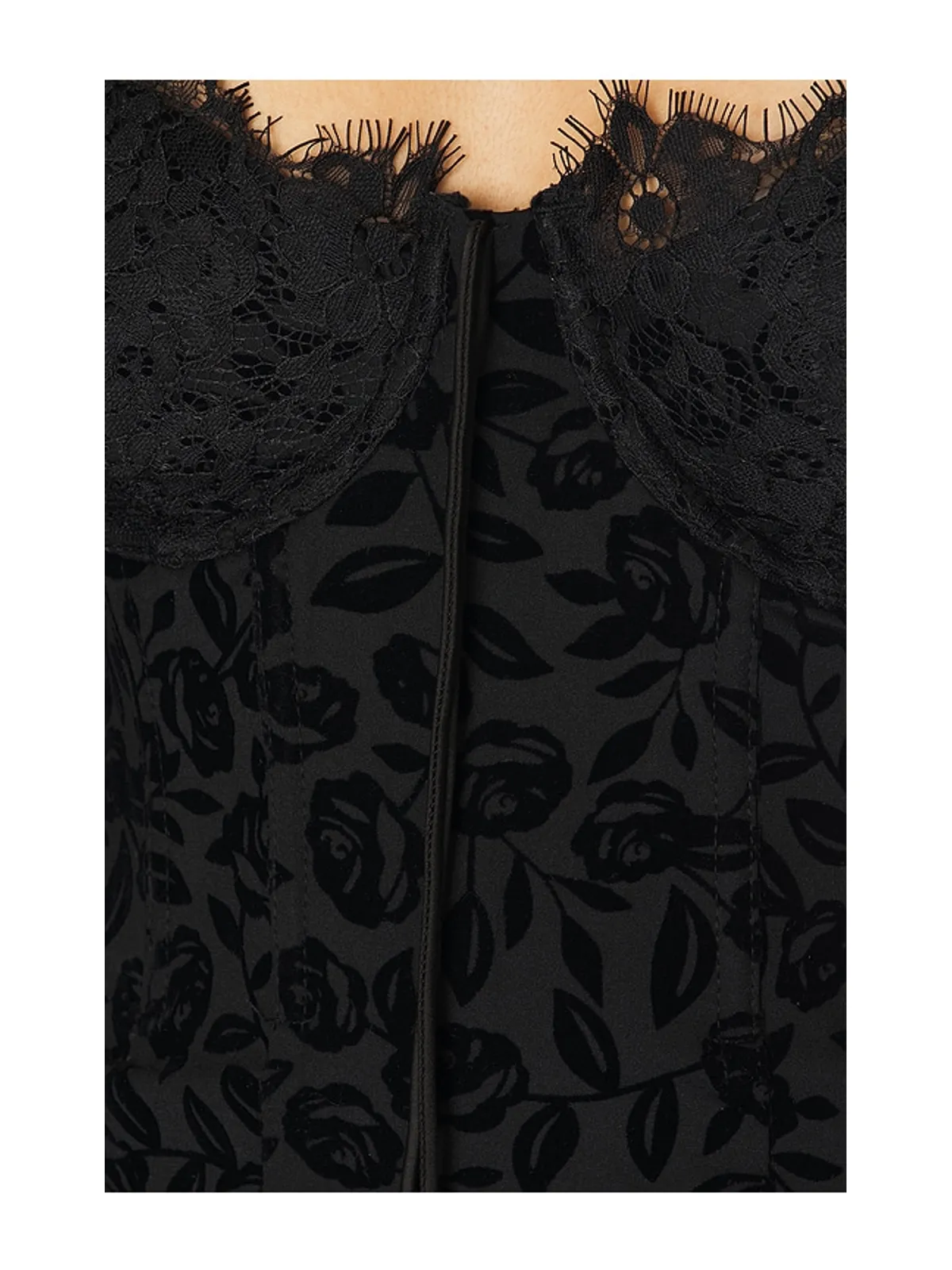 For Love & Lemons MIDNIGHT VELVET ミニドレス - 画像4