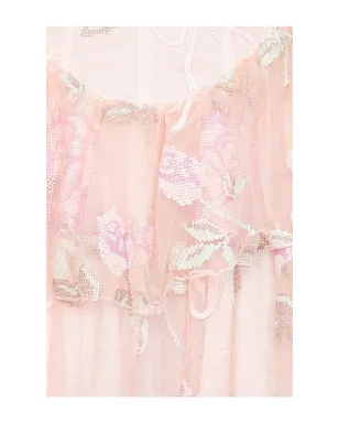 For Love & Lemons EMMELINE エンブロイダリーミディドレス - サムネイル4