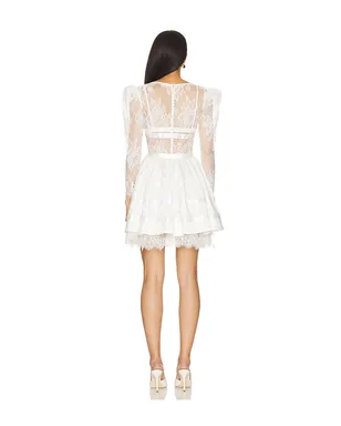 For Love & Lemons ANNABELLE レースミニドレス - サムネイル3