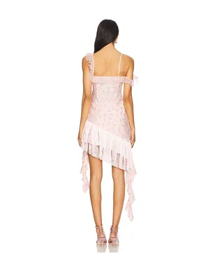 For Love & Lemons RASPBERRY ROSE ミニドレス - サムネイル4