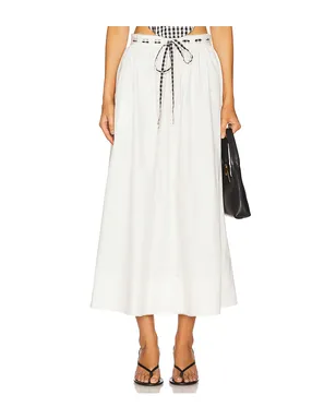 For Love & Lemons GEORGIA ポプリンミディスカート - サムネイル1